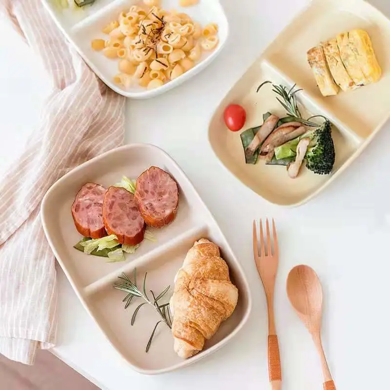 Bento 2 Compartment Takeaway Sugarcane Bagasse Lunch Food Box