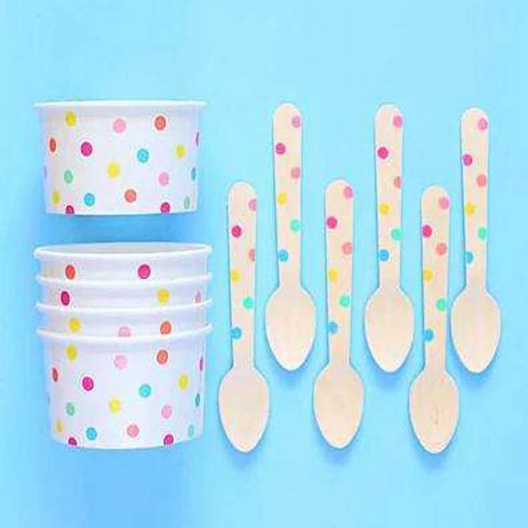Professional Packaging Wholesale Ice Cream Paper Cup with Lid
