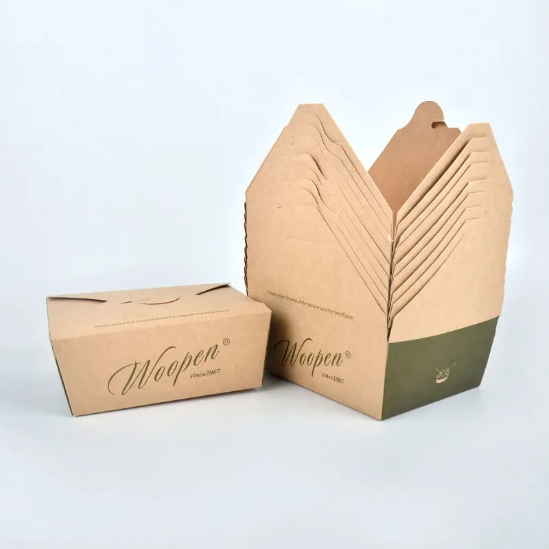 Custom Printed Restaurant Takeaway Lunch Tacos Burger Paper Food Box - Image 3
