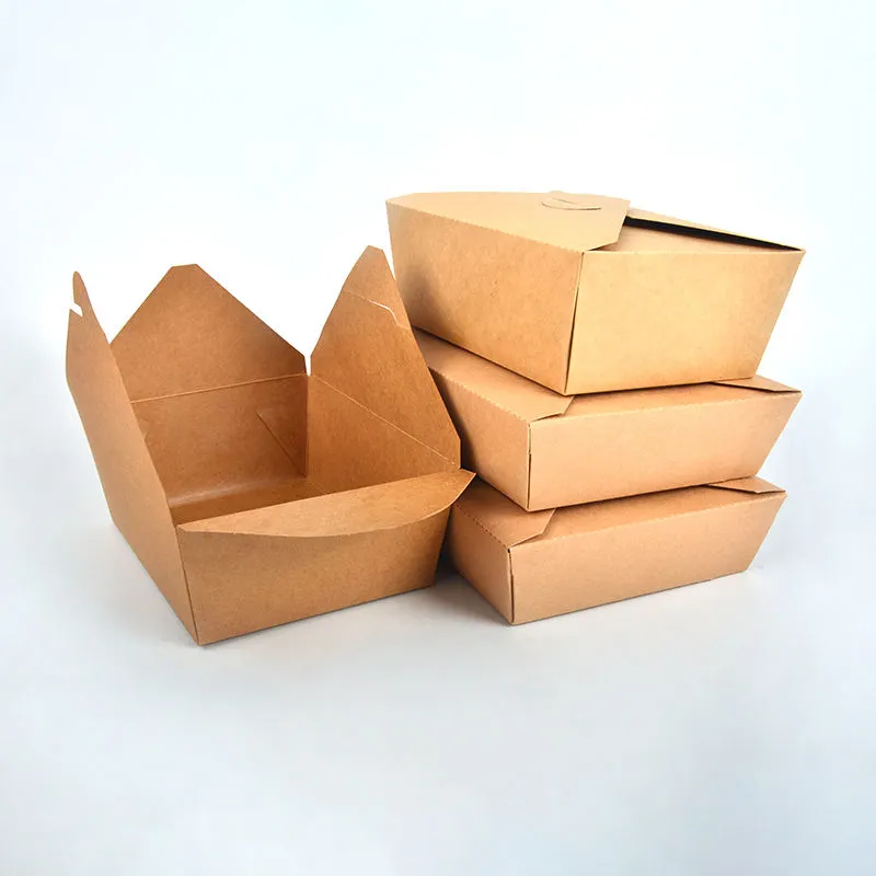 Custom Printed Restaurant Takeaway Lunch Tacos Burger Paper Food Box - Image 5