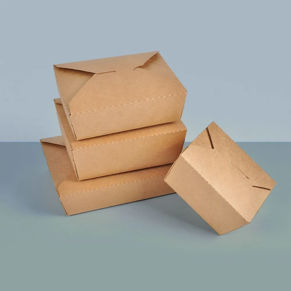 Eco Friendly Disposable Lunch Tacos Burger Paper Takeout Food Box - Image 4