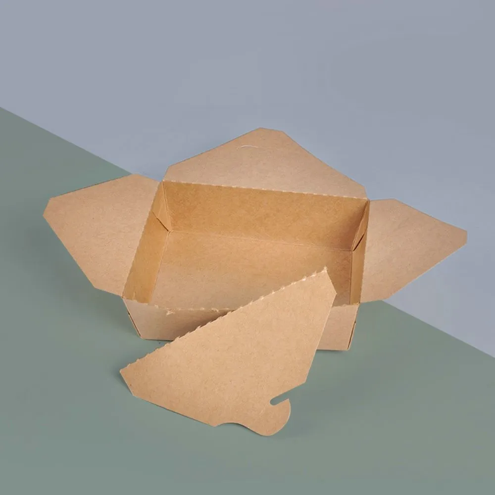 Eco Friendly Disposable Lunch Tacos Burger Paper Takeout Food Box - Image 5