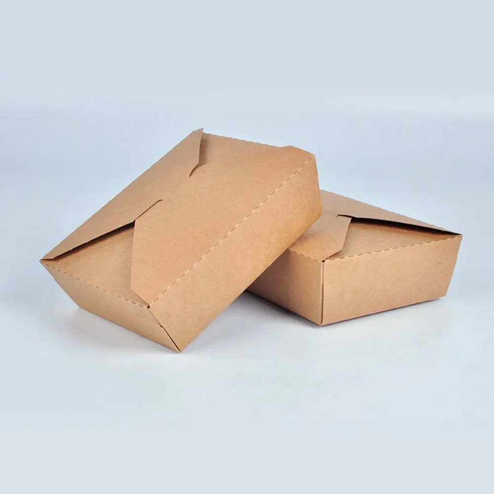 Eco Friendly Disposable Lunch Tacos Burger Paper Takeout Food Box - Image 6