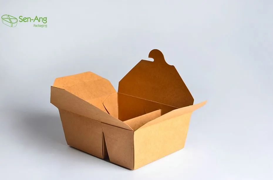 New Design Disposable Takeaway Microwave Safe Compartment Lunch Box - Image 4