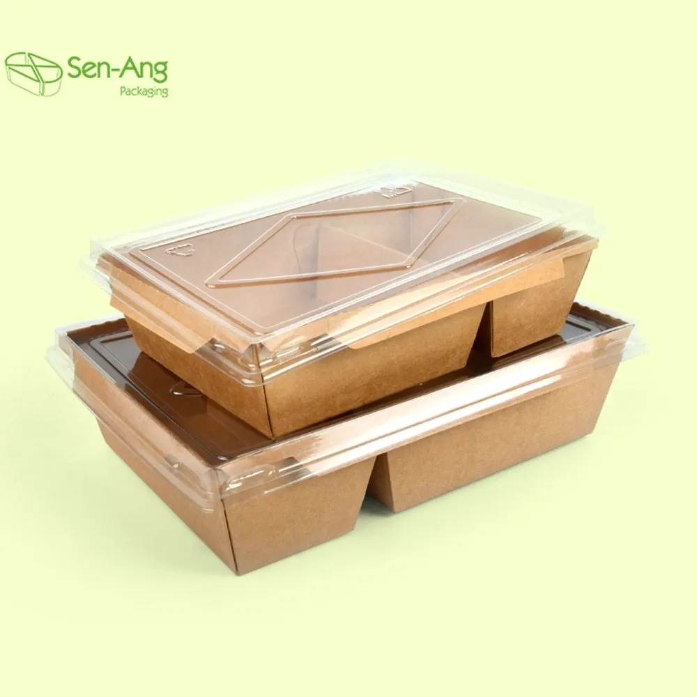 1400ml Biodegradable Take Out Restaurant Food Sushi Lunch Box