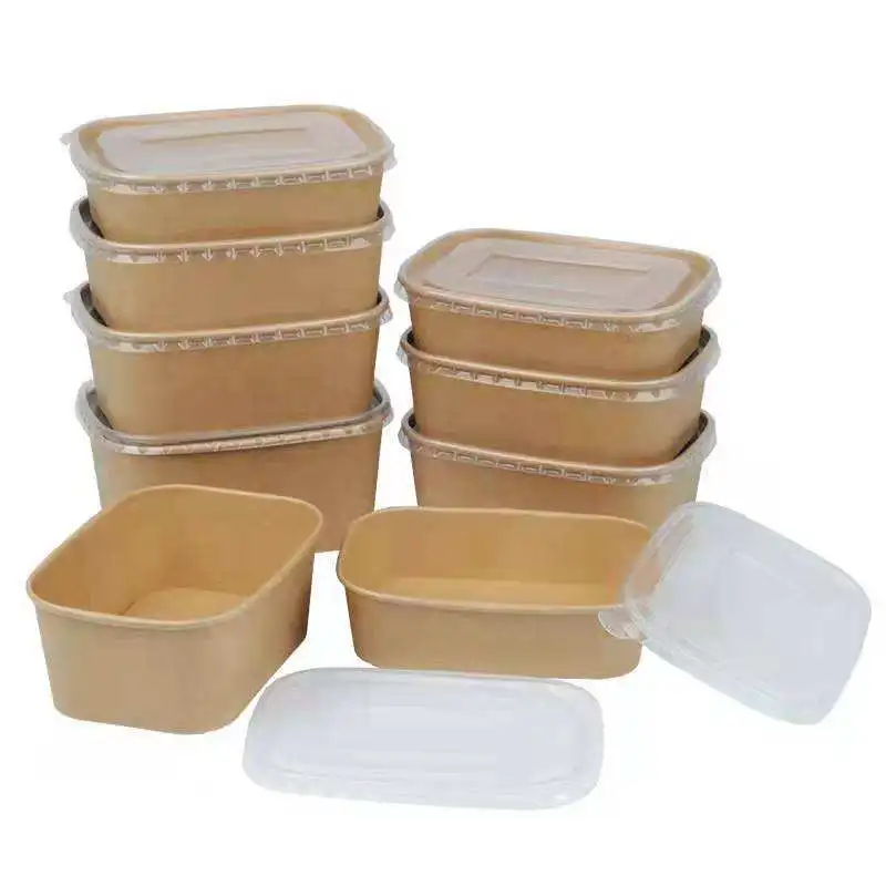 Good Quality Takeaway Packaging Kraft Paper Disposable Box