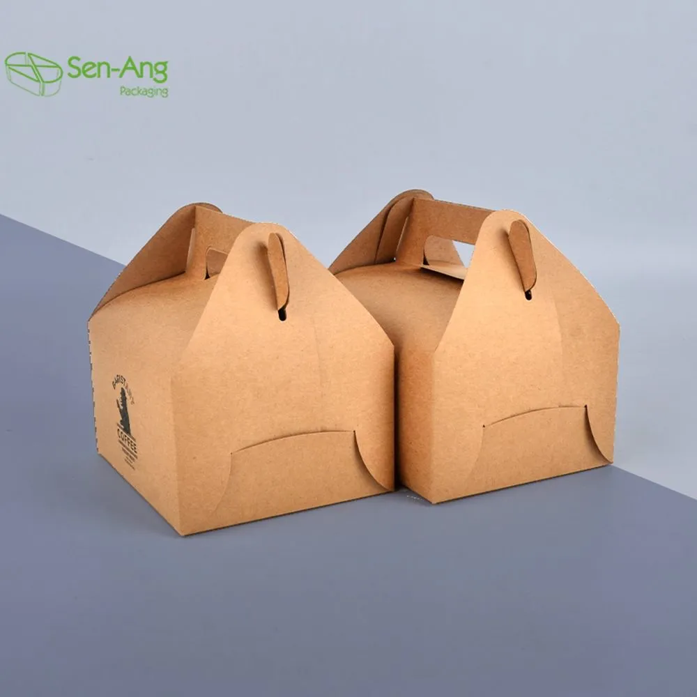 Square Custom Printing Wedding Paper Cake Box For Guest