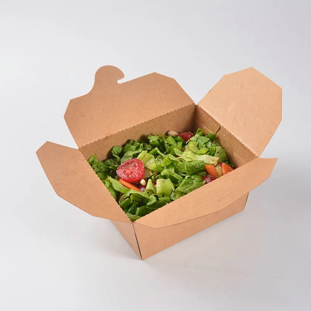 Customized Kraft Paper Box Noodle Takeout Packaging