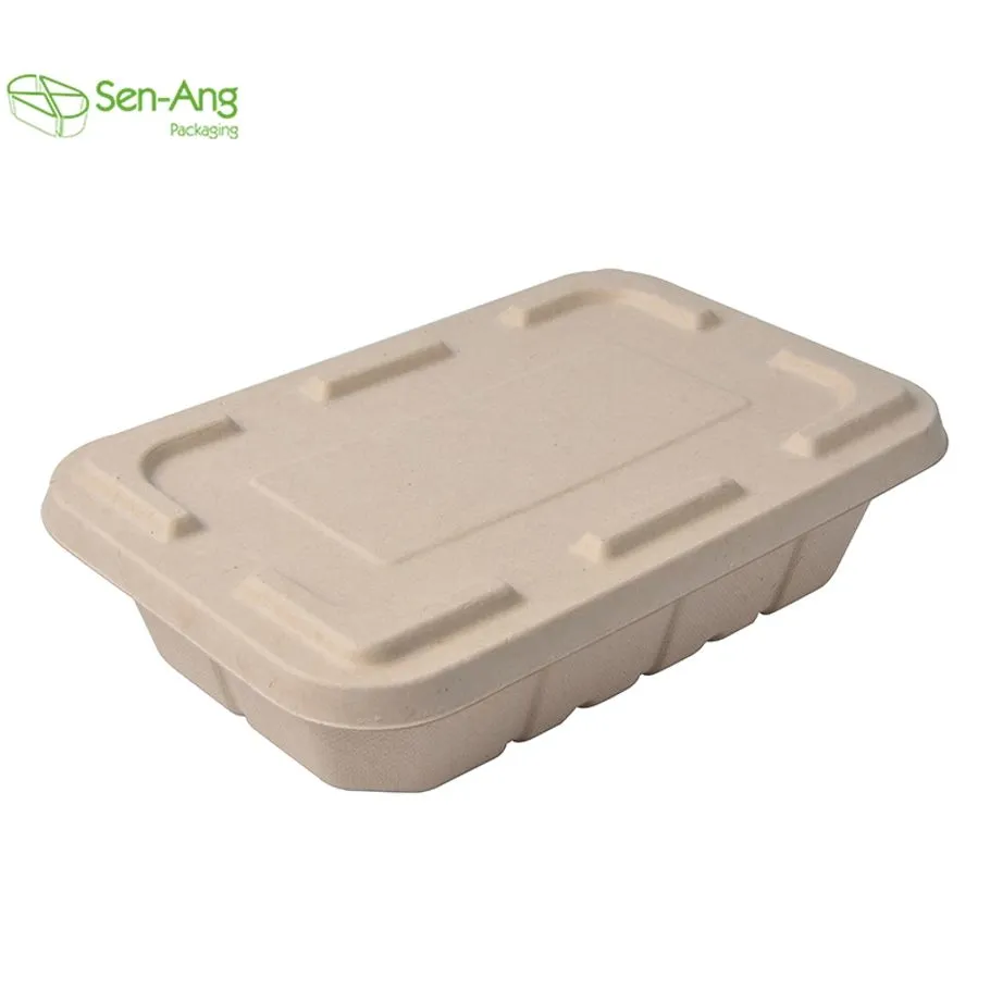 Good Quality Biodegradable Take Out Bagasse Lunch Food Box