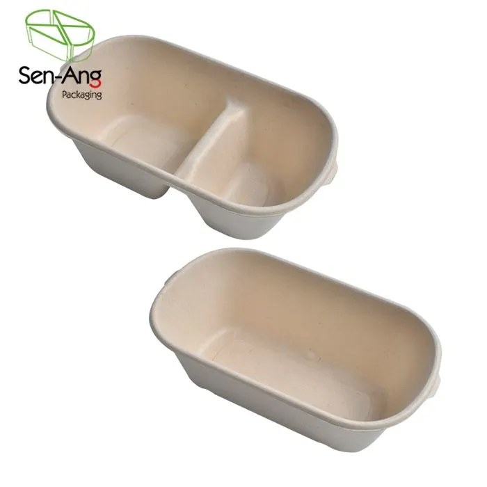 Good Selling Biodegradable Disposable Oval Takeaway Box