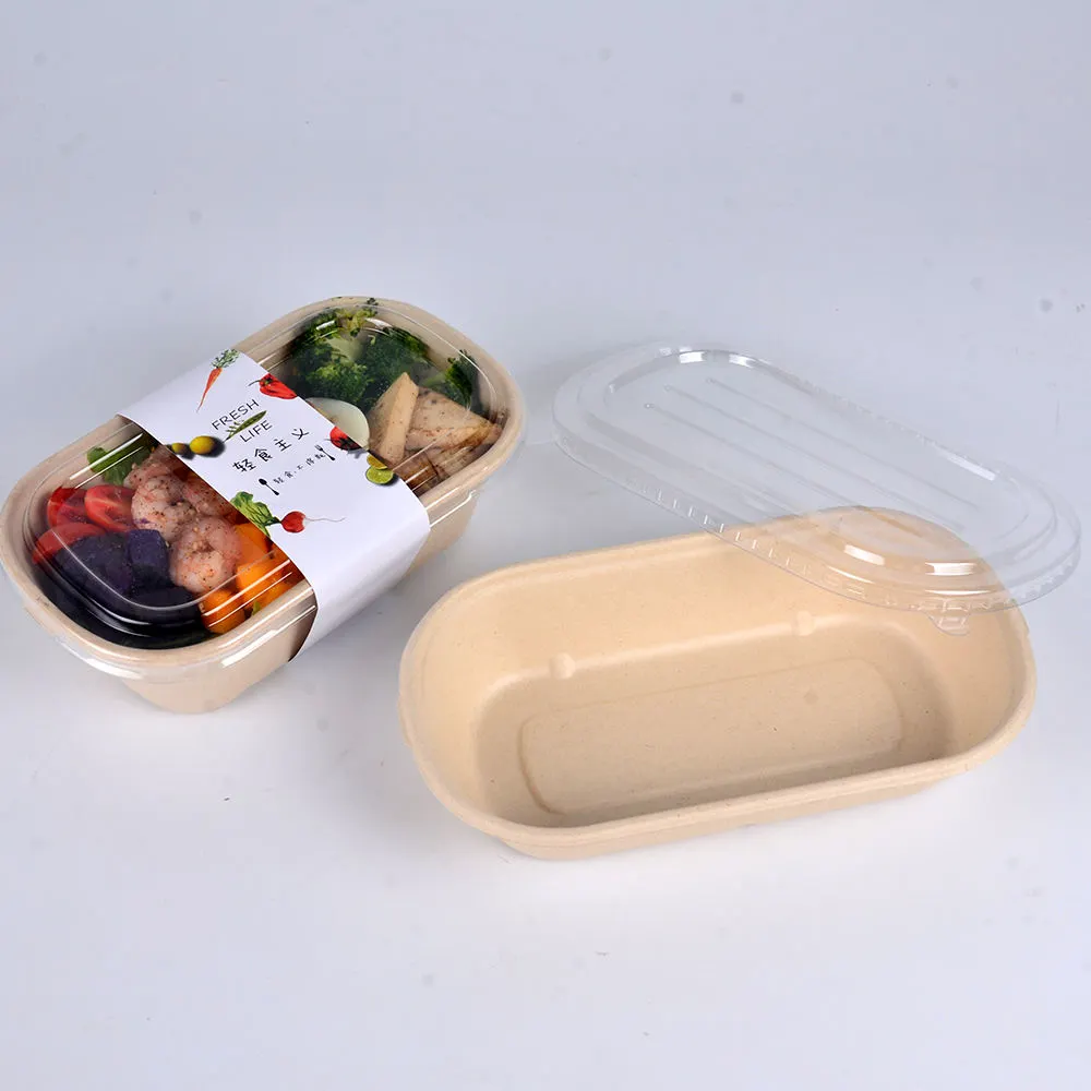Factory Wholesale Packing Fried Food Oval Takeaway Box