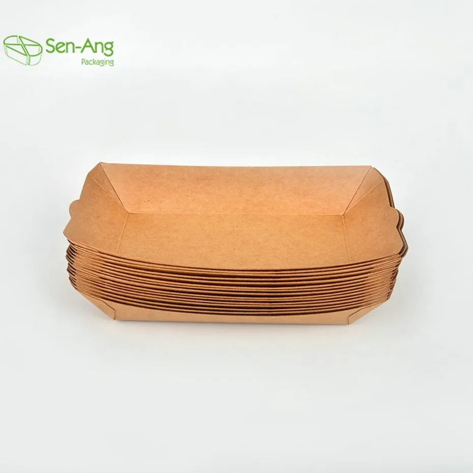 Paper Boat Food Tray High Quality Custom Disposable Sushi Tray