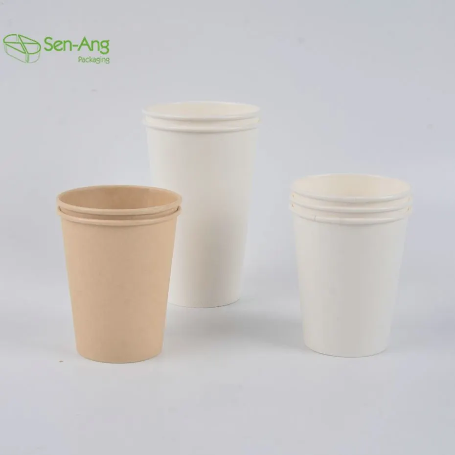 Factory Price 6oz 8oz 12oz Plastic Free Paper Cup - Image 4