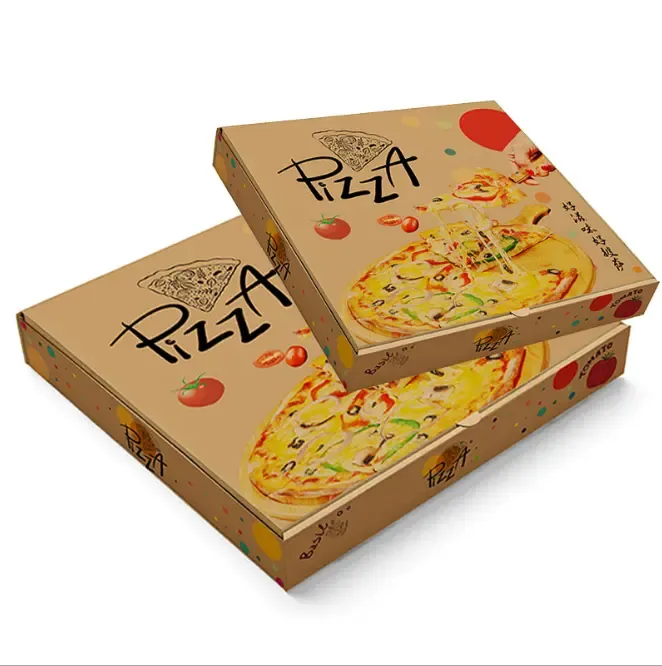 Take Away Square Pizza Boxes Wholesale Pizza Packaging - Image 3