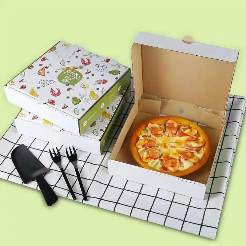 Corrugated 6 8 10 12 16 Inch Pizza Box For Template - Image 6