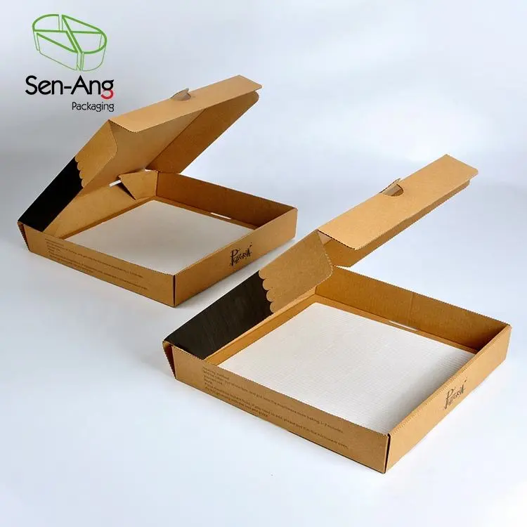 Wholesale Emballage Pizza Food Packaging Takeaway Custom Pizza Carton Boxes - Image 6