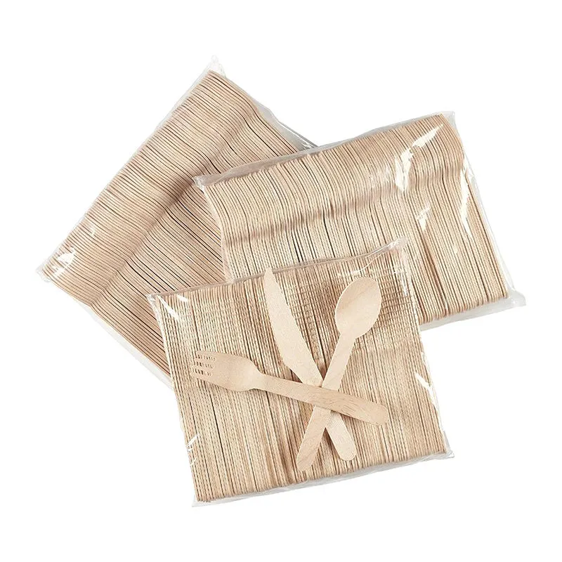 Disposable Bamboo Cutlery Wholesale Natural Bamboo Utensils - Image 3