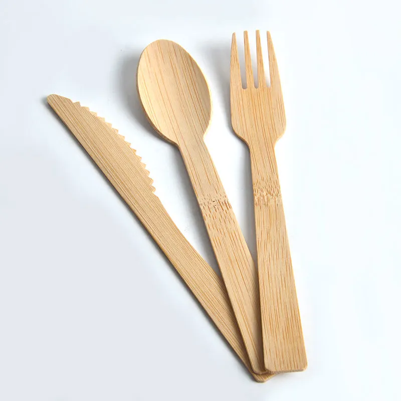 Disposable Bamboo Cutlery Wholesale Natural Bamboo Utensils - Image 5