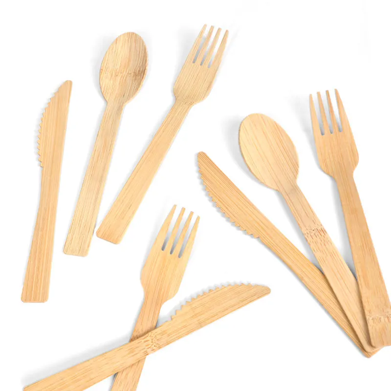 Disposable Bamboo Cutlery Wholesale Natural Bamboo Utensils - Image 7