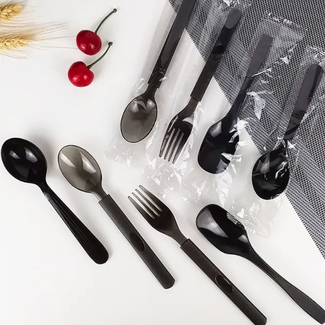 High Quality Eco-Friendly Disposable Plastic Cutlery Fork Knife Spoon