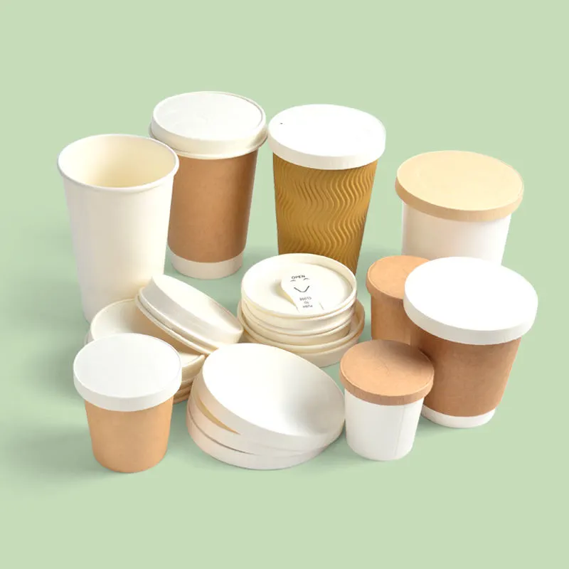 Disposable Hotel Cup Cover Paper Lids For Coffee Cup