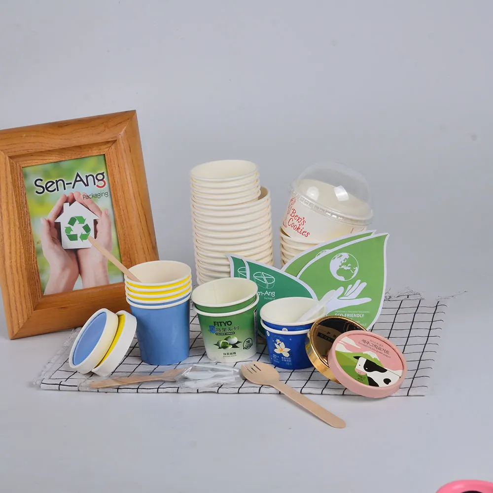 Disposable Customized Eco Friendly Paper Ice Cream Cup - Image 6
