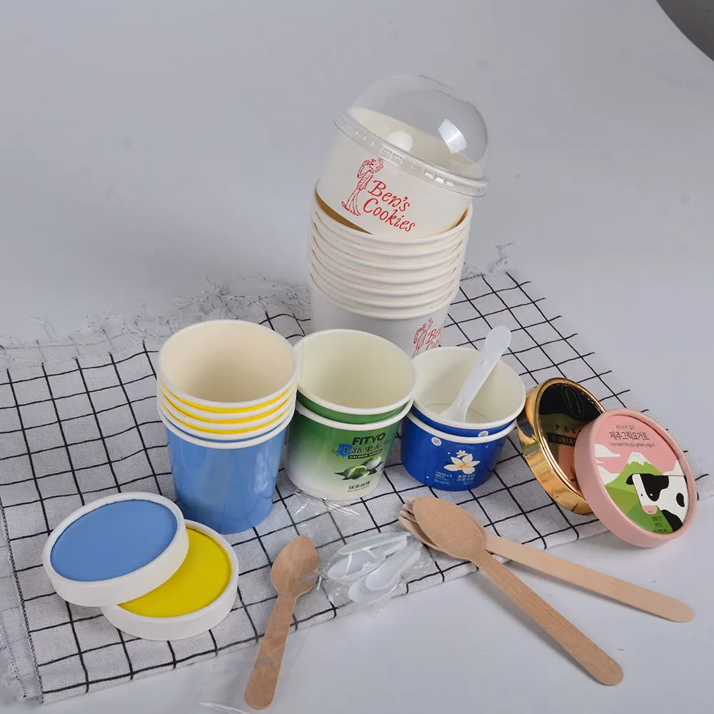 Disposable Customized Eco Friendly Paper Ice Cream Cup - Image 7