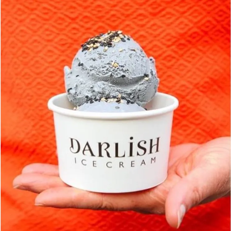 Eco Friendly Printed Logo Paper Ice Cream Cups with Lid - Image 4