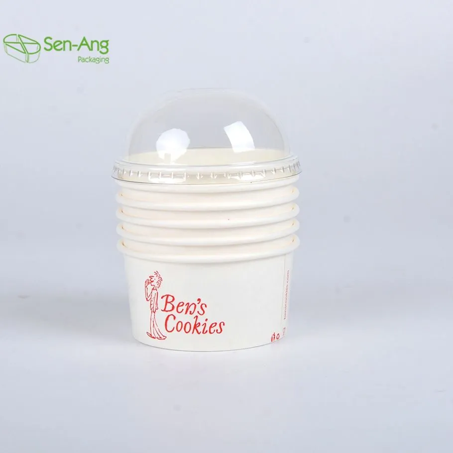 Multi Size In Stock Factory Custom Take Away Paper Coffee Ice Cream Cup