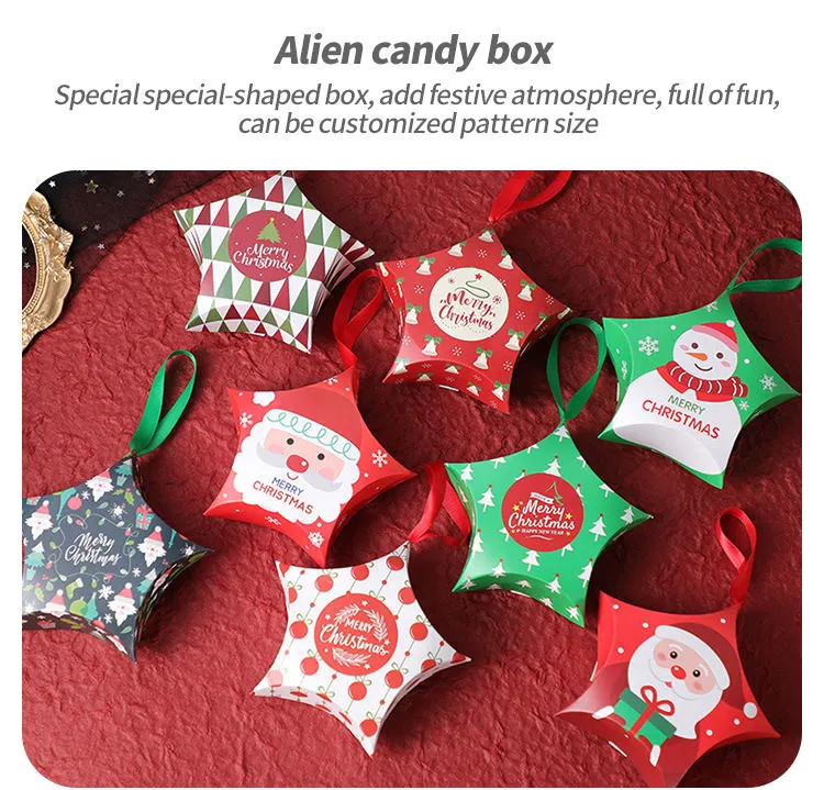 Custom Candy Packing Square Easter Christmas Paper Gift Box - Image 3