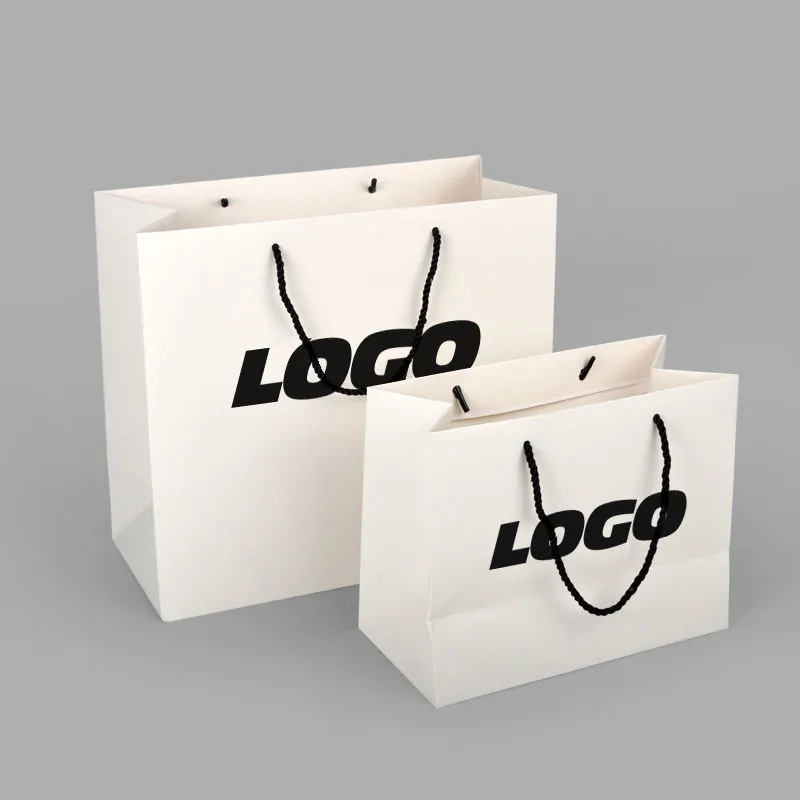 Custom Design Clothing Shoes Gift Paper Bag with Handle - Image 3